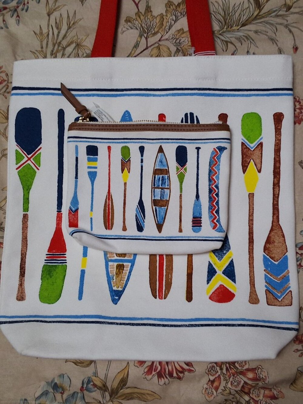 NWT Tote Bag and Matching Pouch